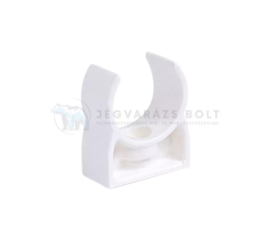 KONDENZVÍZ ELVEZETŐCSŐ RÖGZÍTŐ BILINCS 20MM (FEHÉR)