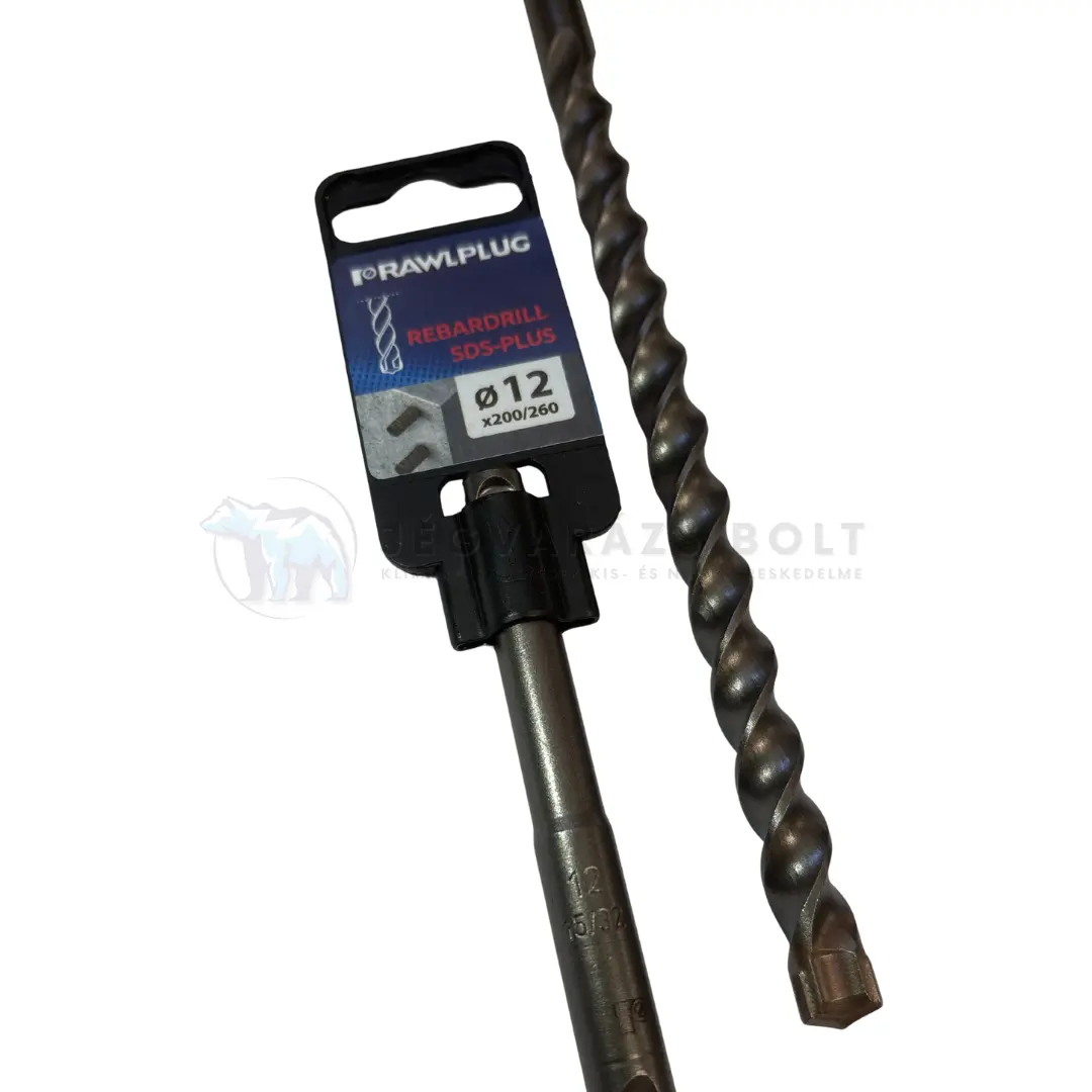 RAWL FÚRÓSZÁR VASALT BETONHOZ 12x260 mm HÁROM ÉLŰ