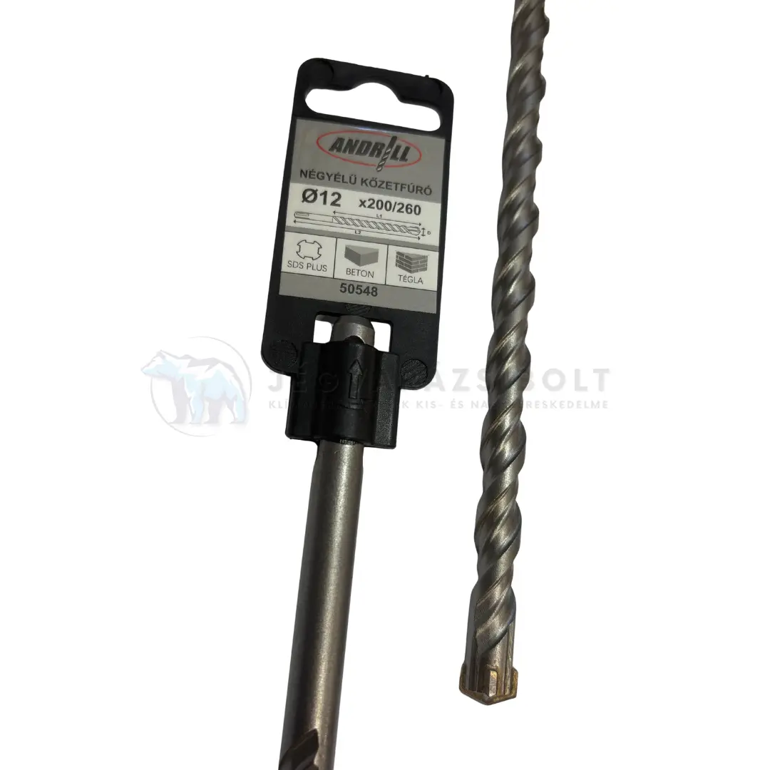 NÉGYÉLŰ ANDRILL NÉGYÉLŰ KŐZETFÚRÓ 12x260 MM