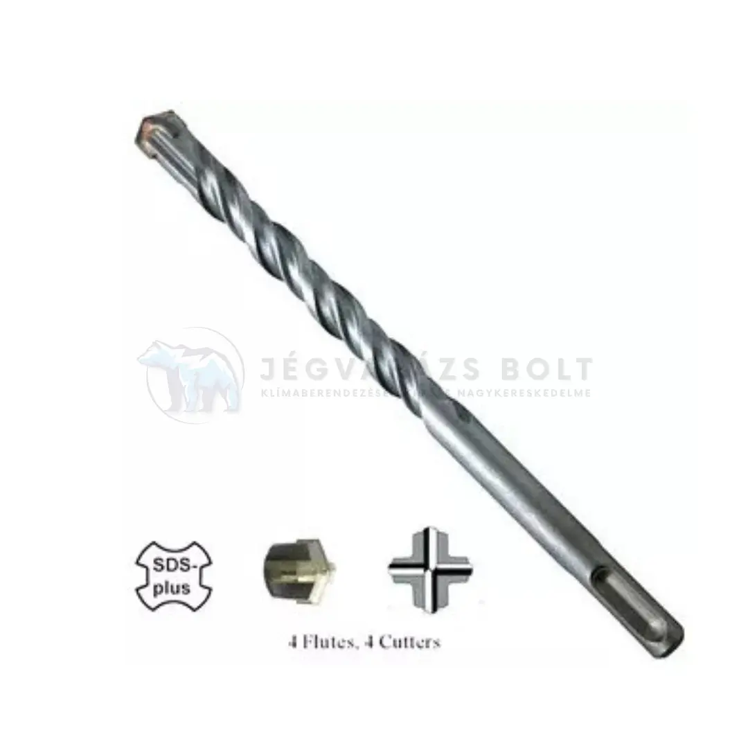 BETONFÚRÓ NÉGYÉLŰ 12X200MM